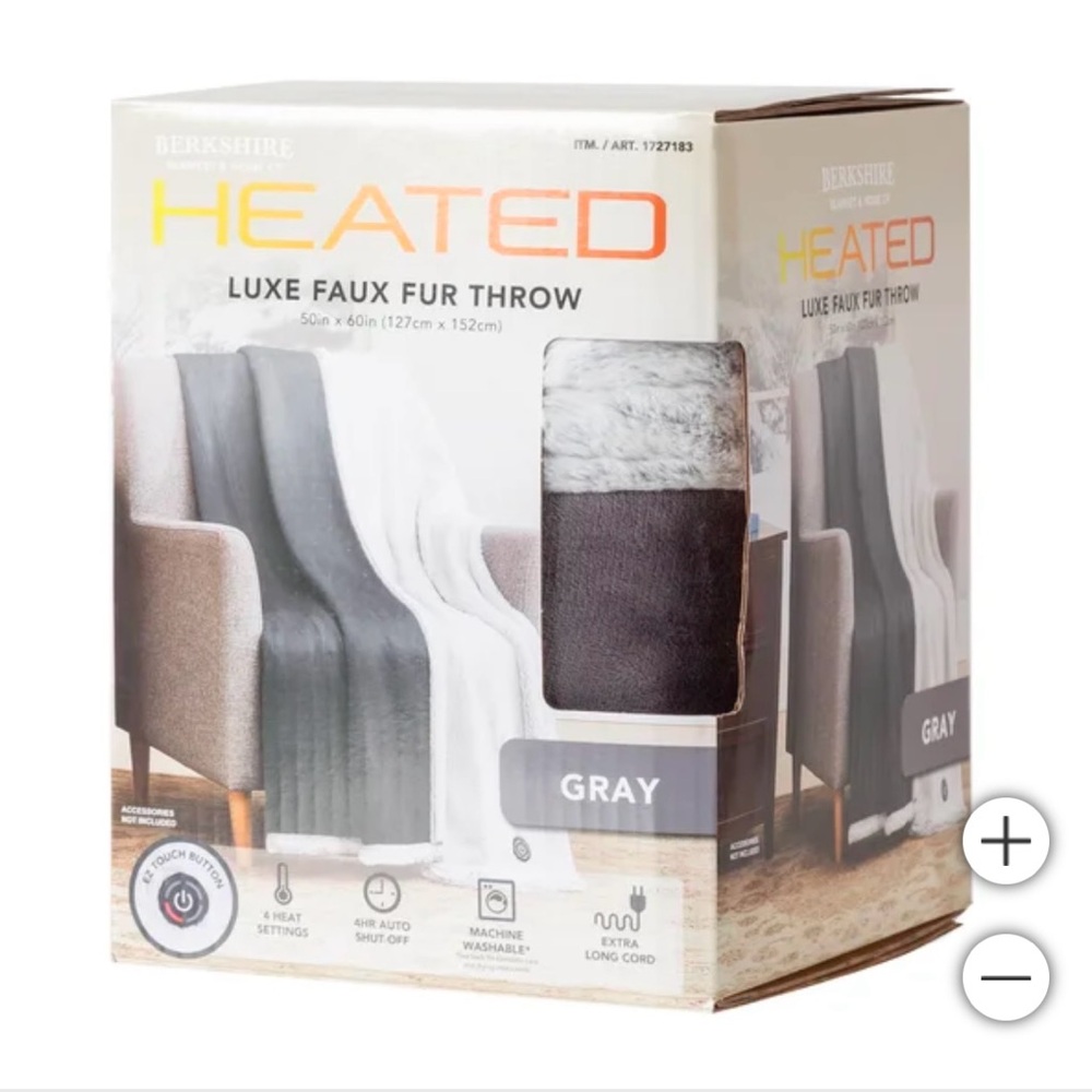 New Berkshire Life Heated Throw